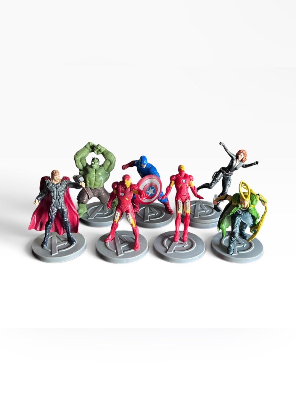 Marvel Avengers Action Figures Set - 7 Piece Collection 2012
